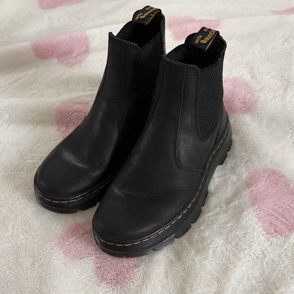 SOLD : Dr. Martens Black Leather Ankle Boots